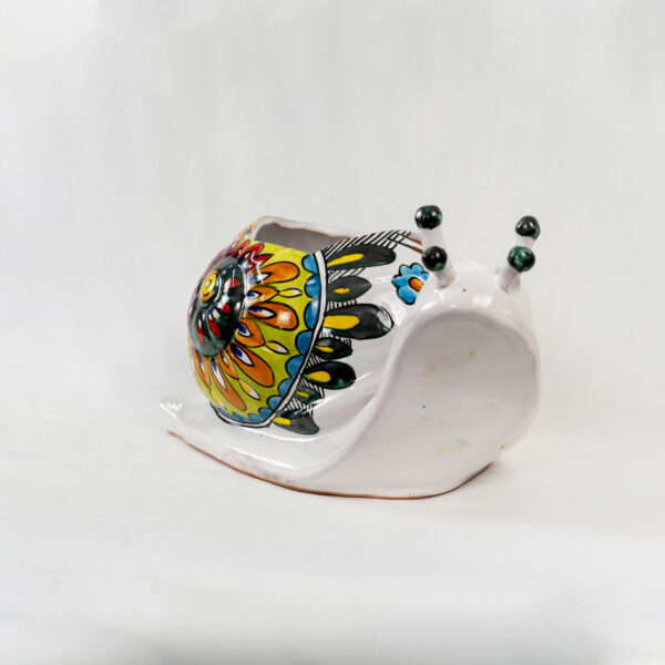 Cache-pot "Escargot Fleuri"